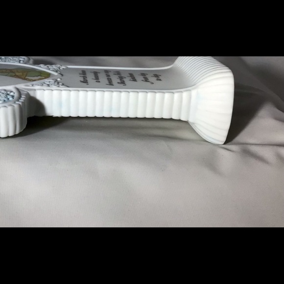 PRECIOUS MOMENTS 1995 March cross aquamarine - Picture 5 of 15